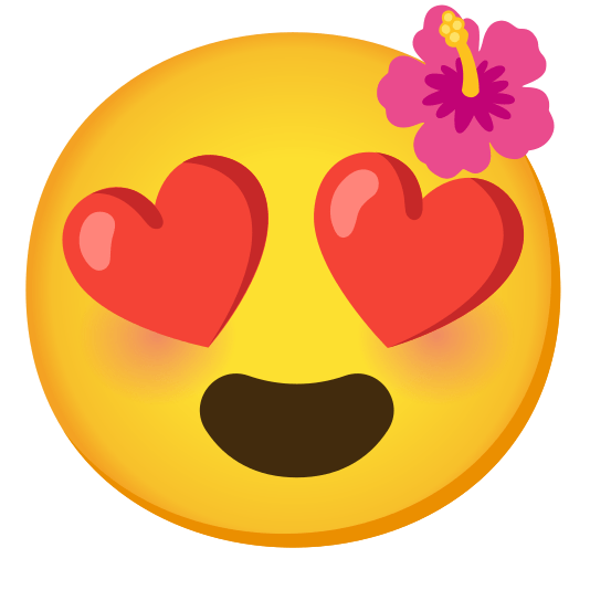 heart eyes hibiscus