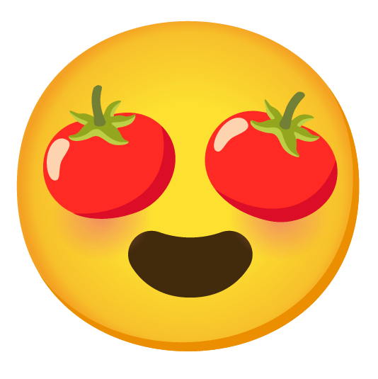 heart eyes tomato