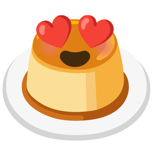heart eyes custard