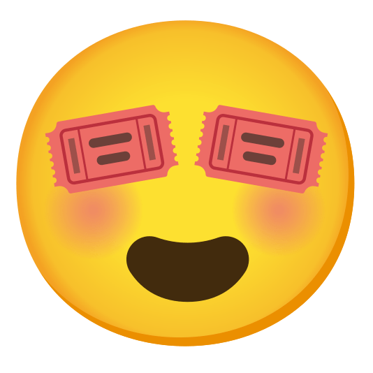 heart eyes admission tickets