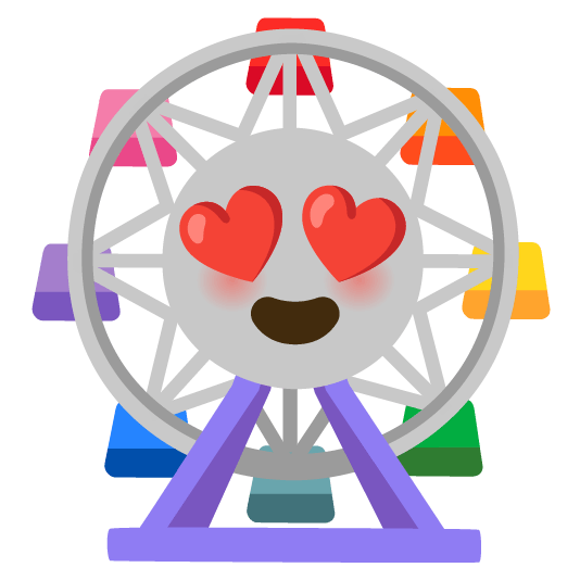 heart eyes ferris wheel