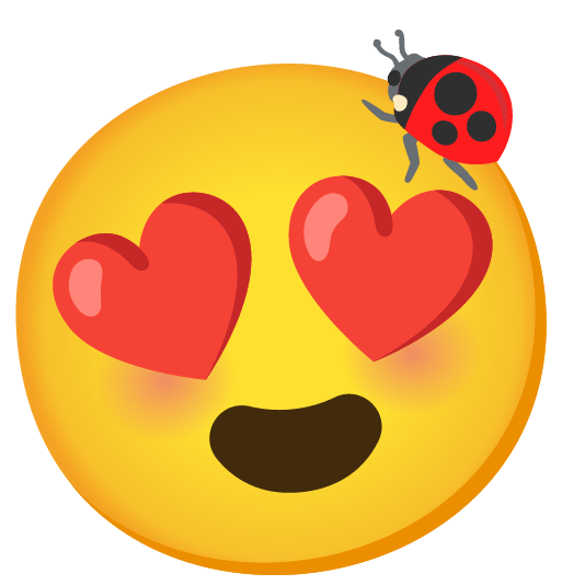 heart eyes ladybug