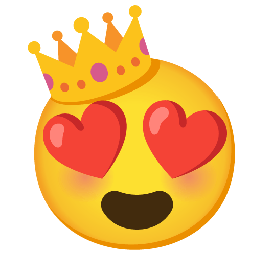 heart eyes crown