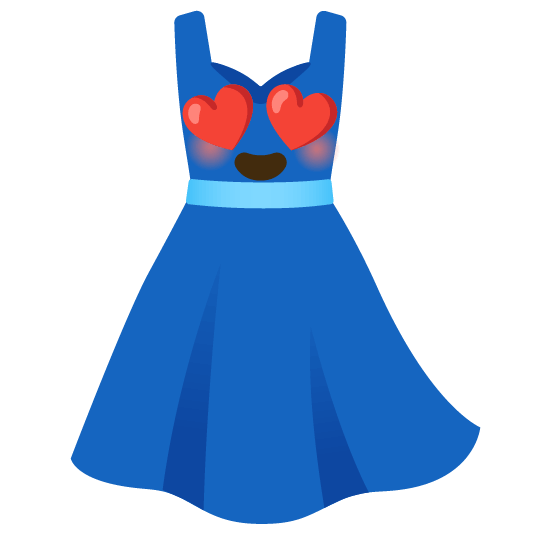 heart eyes dress