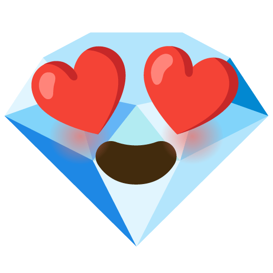 heart eyes gem