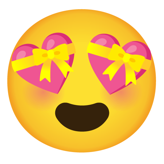 heart eyes gift heart