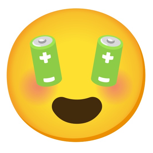 heart eyes battery