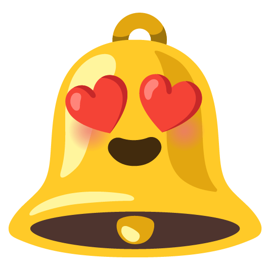 heart eyes bell