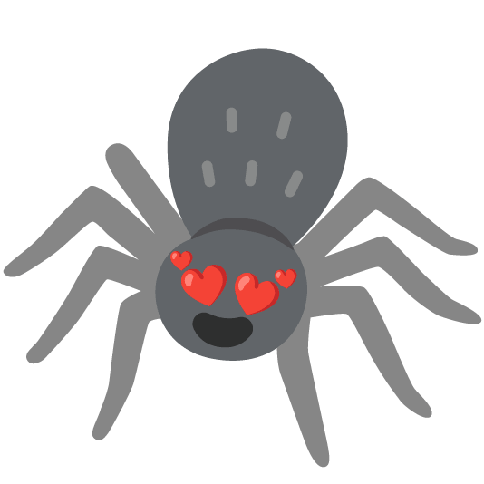 heart eyes spider