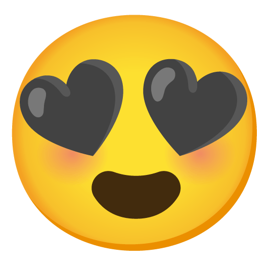 heart eyes black heart