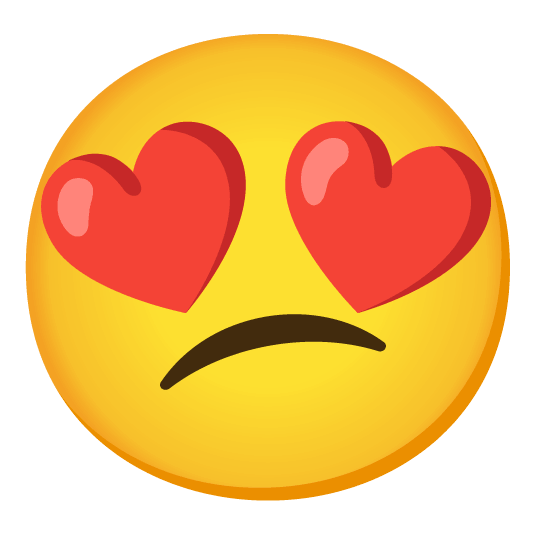 heart eyes confused