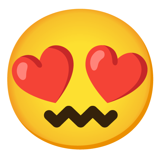 heart eyes confounded