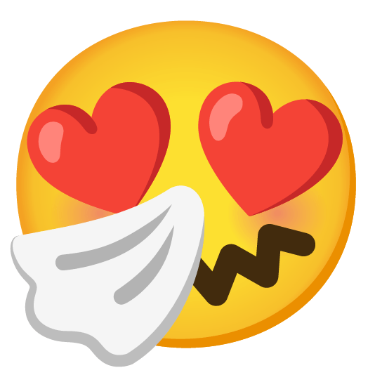 heart eyes sneezing face