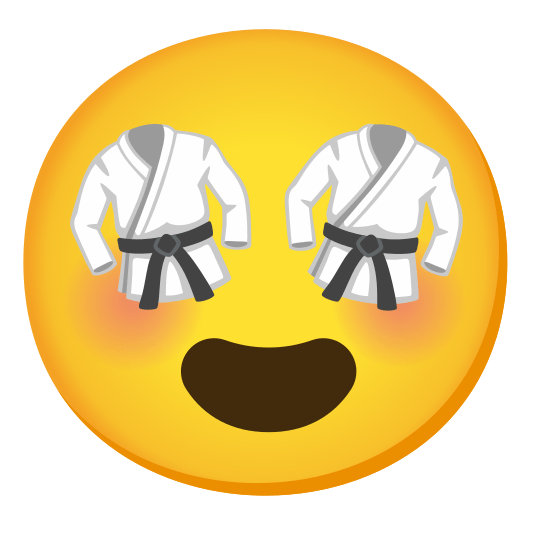 heart eyes martial arts uniform