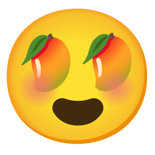 heart eyes mango