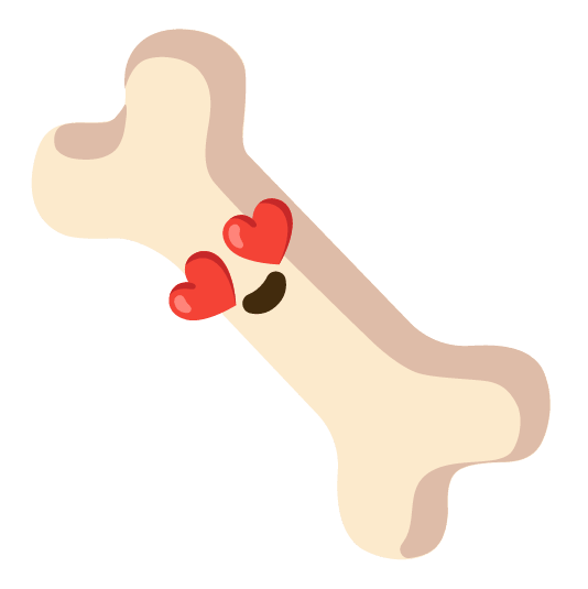 heart eyes bone