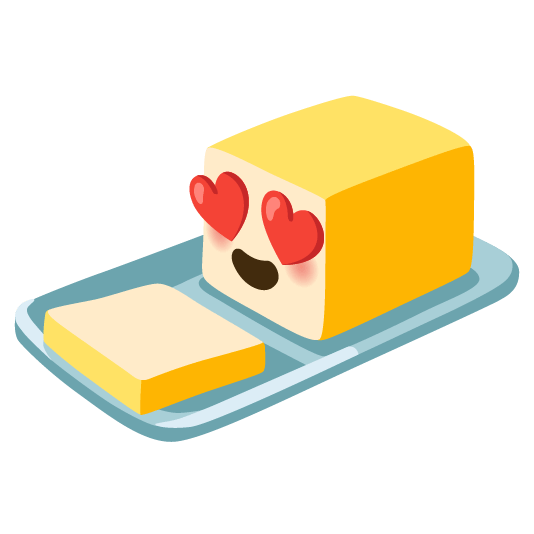 heart eyes butter
