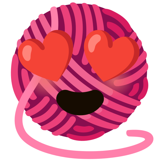 heart eyes yarn