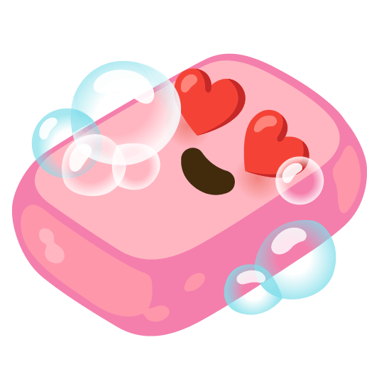 heart eyes soap