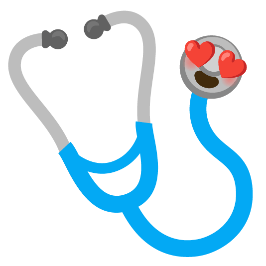 heart eyes stethoscope