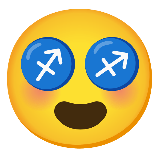 heart eyes sagittarius