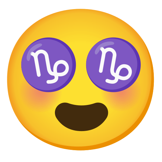 heart eyes capricorn