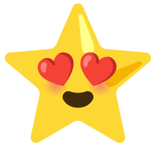 heart eyes star