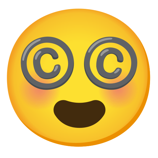 heart eyes copyright