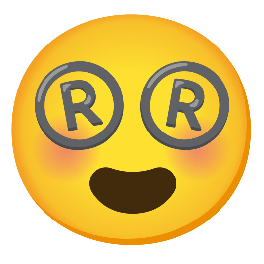 heart eyes registered