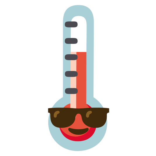 sunglasses thermometer