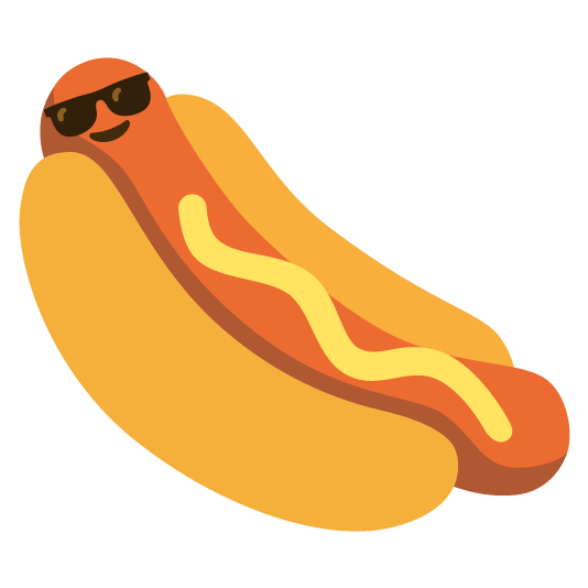 sunglasses hotdog