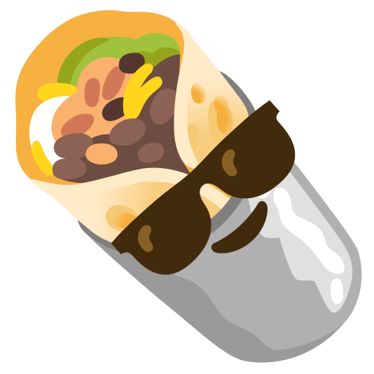 sunglasses burrito