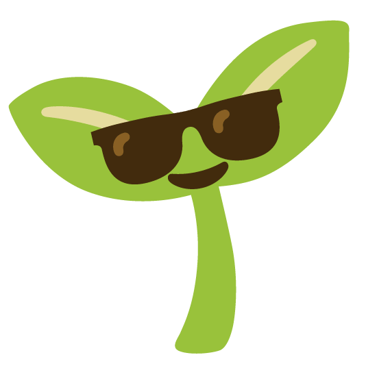 sunglasses seedling