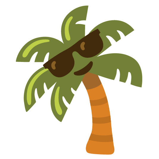 sunglasses palm tree