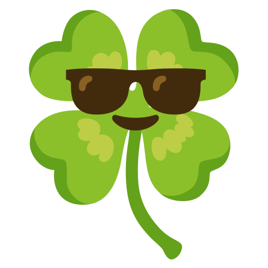 sunglasses four leaf clover