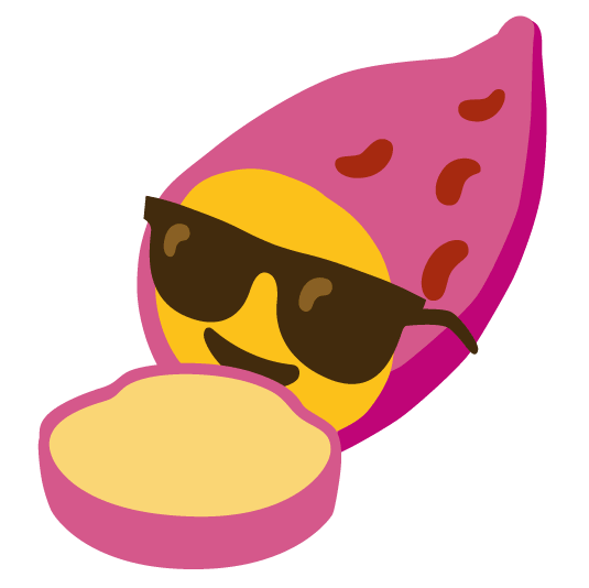 sunglasses sweet potato