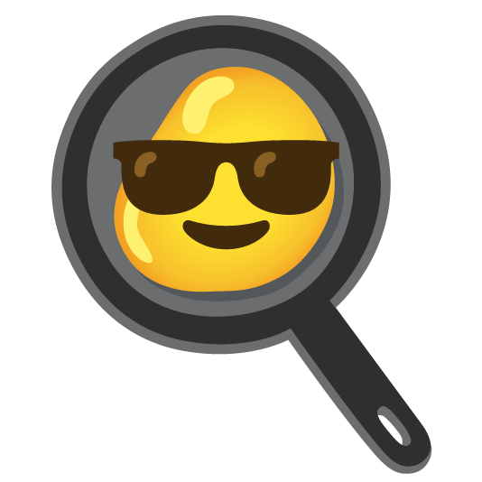 sunglasses fried egg