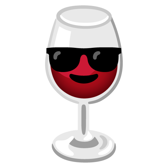 sunglasses wine glass