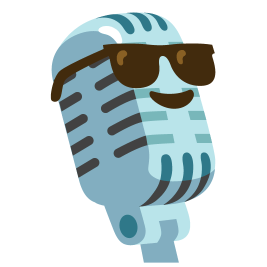 sunglasses studio microphone