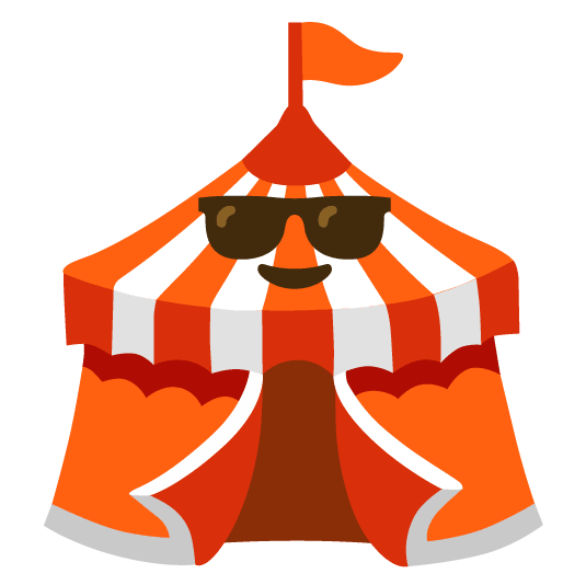 sunglasses circus tent