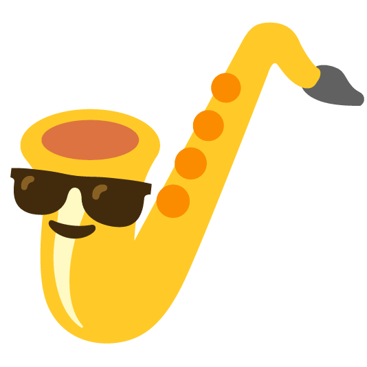 sunglasses saxophone