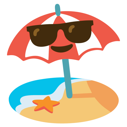 sunglasses beach with umbrella