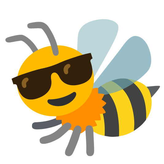sunglasses bee