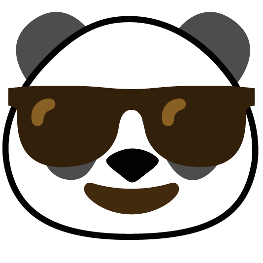 sunglasses panda face