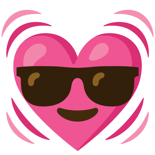 sunglasses heartbeat