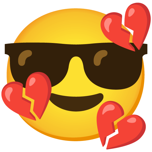 sunglasses broken heart