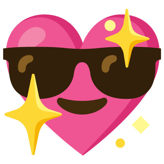 sunglasses sparkling heart
