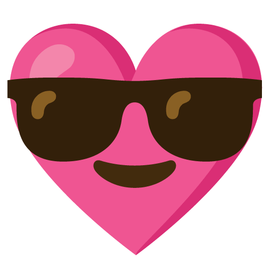 sunglasses gift heart