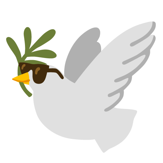 sunglasses dove of peace