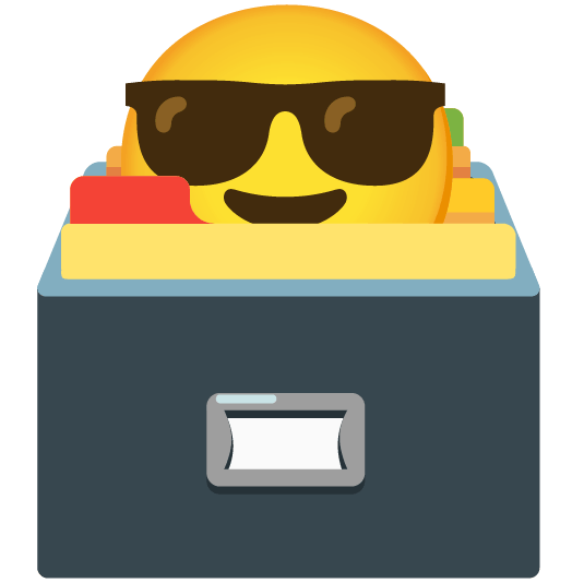 sunglasses card file box